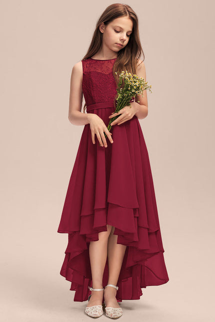Robe Cérémonie Rouge Éclatant - gallery 3