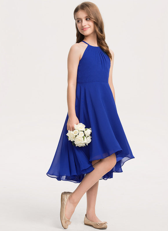 Robe Cérémonie Asymétrique Azur - gallery 1
