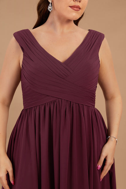 Robe Cérémonie Élégante À Décolleté - gallery 6