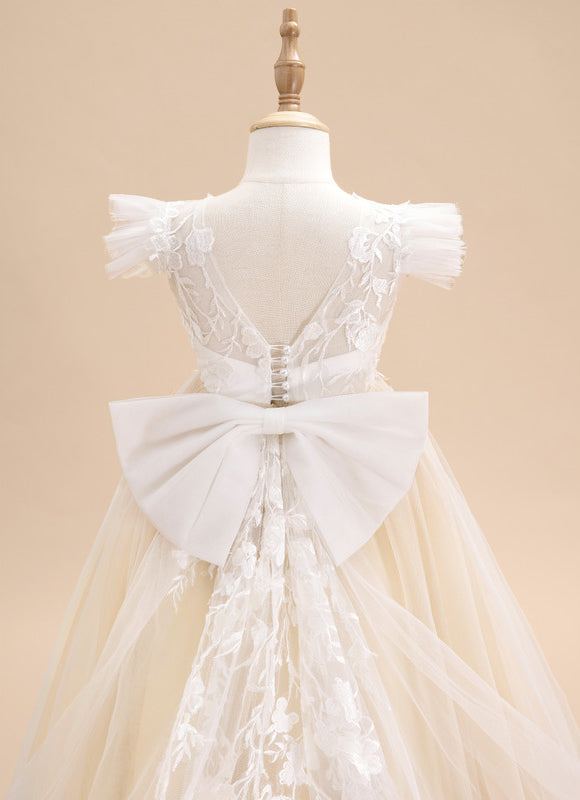 Robe Cérémonie Florale Élégante - gallery 9