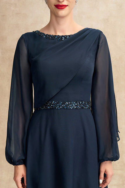 Robe Cérémonie Chic Colonne Nuit - gallery 1