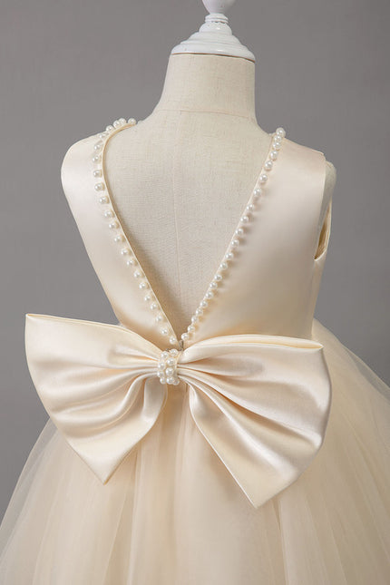 Robe Cérémonie Satinée Enfantine - gallery 2