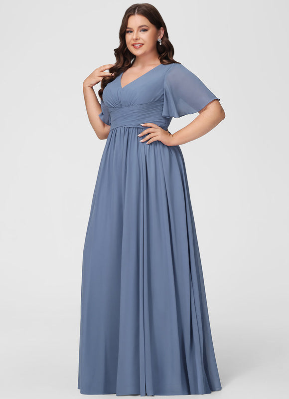 Robe Cérémonie Longue Volants Rose - gallery 7