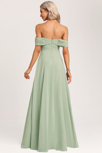 Robe Cérémonie Élégante À Décolleté - gallery 6
