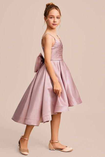 Robe Cérémonie Satinée Lueur Enfantine - gallery 3