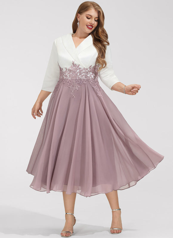 Robe Cérémonie Midi Satinée - gallery 6