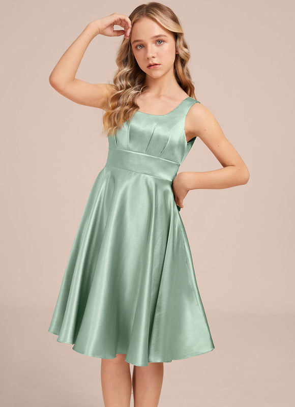 Robe Ceremonie Courte Satin - gallery 4