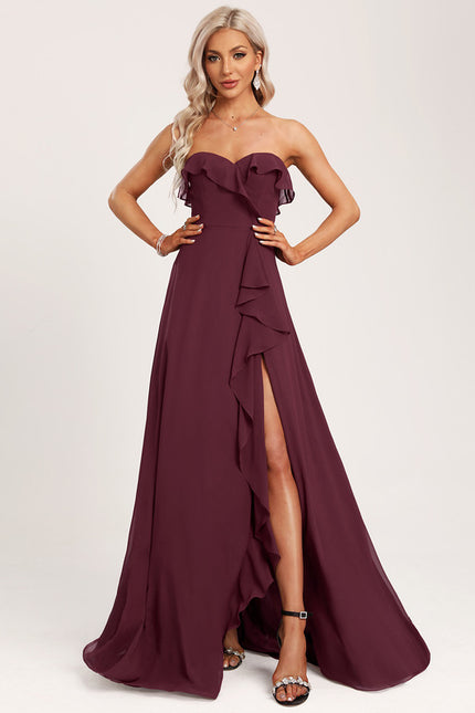 Robe Cérémonie Violet Flottant