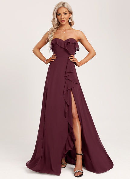 Robe Cérémonie Violet Flottant