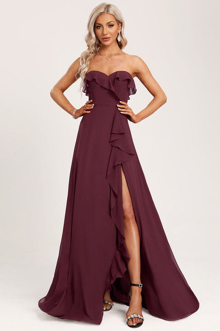 Robe Cérémonie Violet Flottant