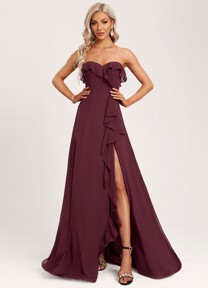 Robe Cérémonie Violet Flottant