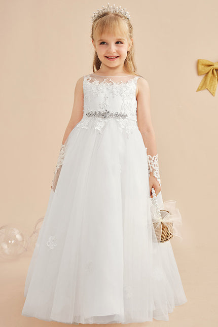 Robe Cérémonie Tulle Navy Floral - gallery 3