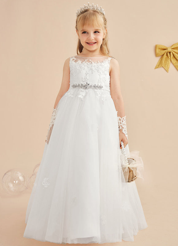 Robe Cérémonie Tulle Navy Floral - gallery 3