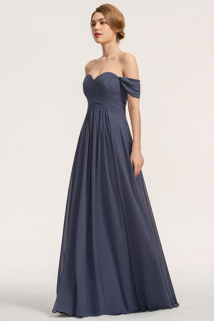Robe Cérémonie Élégante À Décolleté - gallery 2