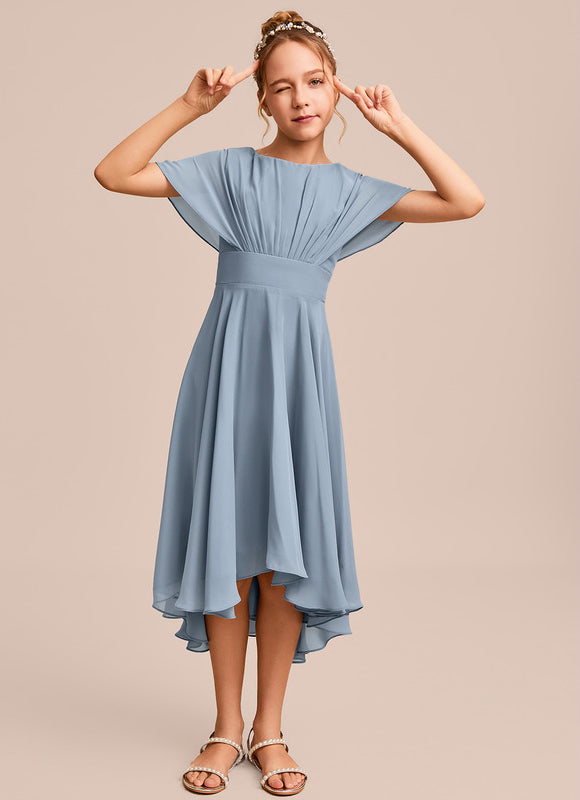 Robe Cérémonie Mousseline Marine - gallery 4