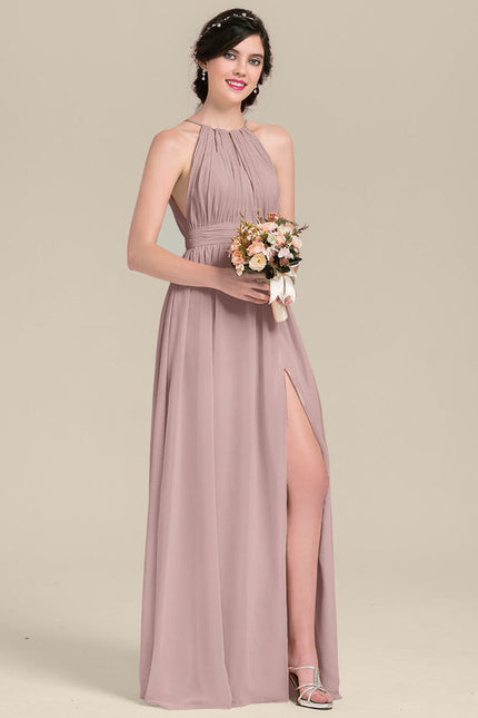 Robe Cérémonie Mousseline Longue - gallery 1