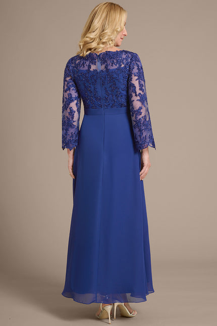 Robe Cérémonie Bleue Élégante - gallery 5