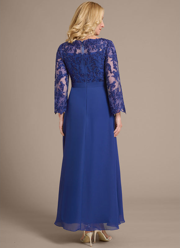 Robe Cérémonie Bleue Élégante - gallery 5