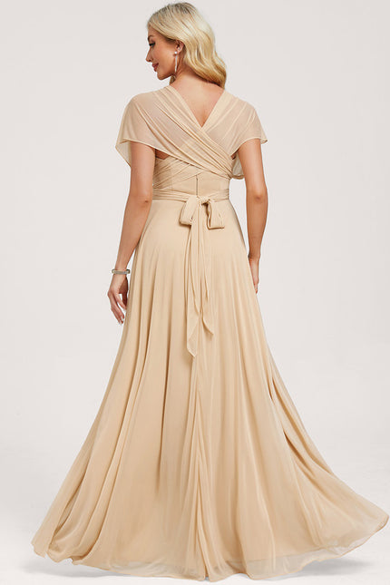 Robe Cérémonie Élégante Sable - gallery 8