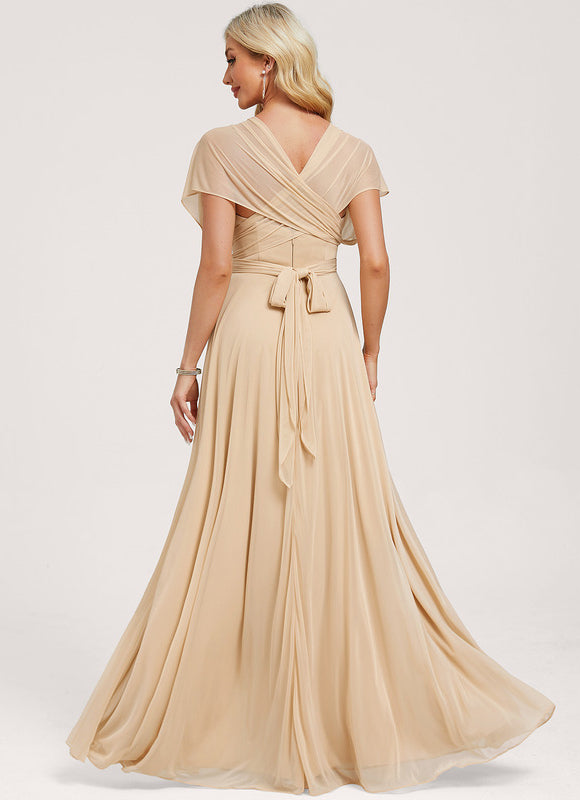 Robe Cérémonie Élégante Sable - gallery 8