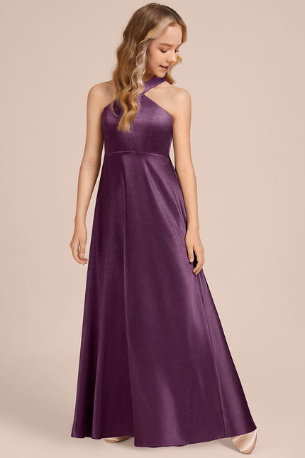 Robe Cérémonie Violette Brillante - gallery 1