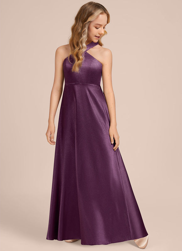 Robe Cérémonie Violette Brillante - gallery 1