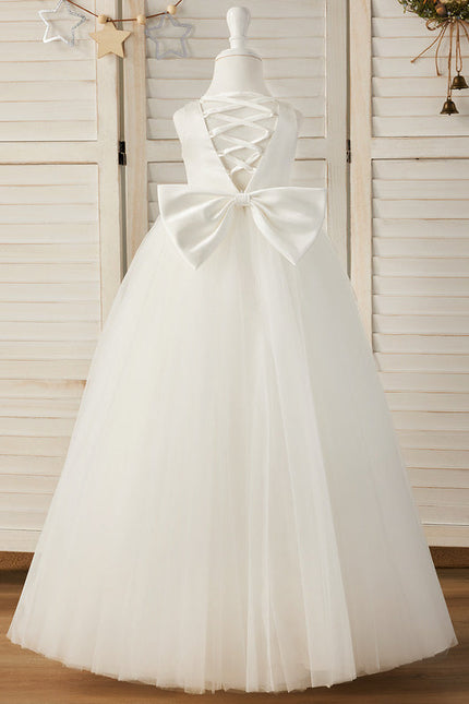 Robe Cérémonie Satinée Évasée