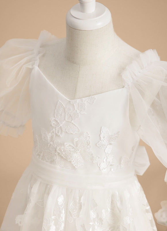 Robe Ceremonie Fille Broderie Anglaise - gallery 6