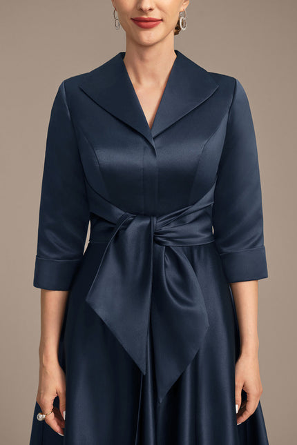 Robe Cérémonie Satin Intemporelle - gallery 7