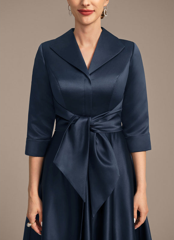 Robe Cérémonie Satin Intemporelle - gallery 7