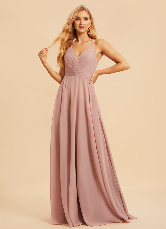 Robe Cérémonie Longue Volants Rose - gallery 4