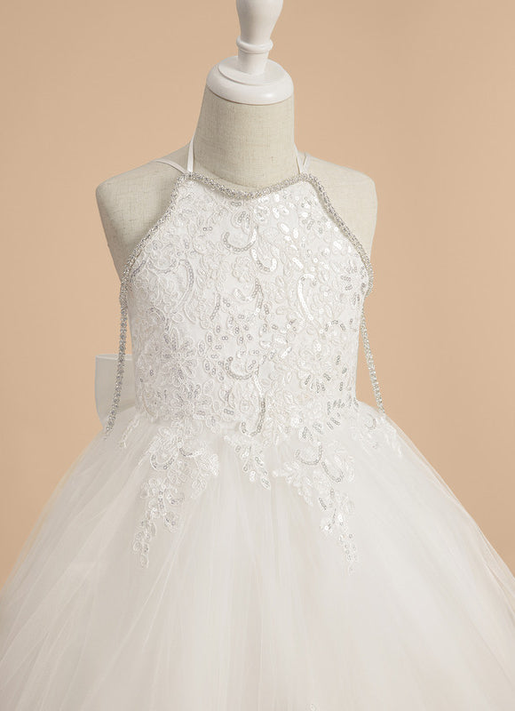 Robe Cérémonie De Fête Éthérée - gallery 6