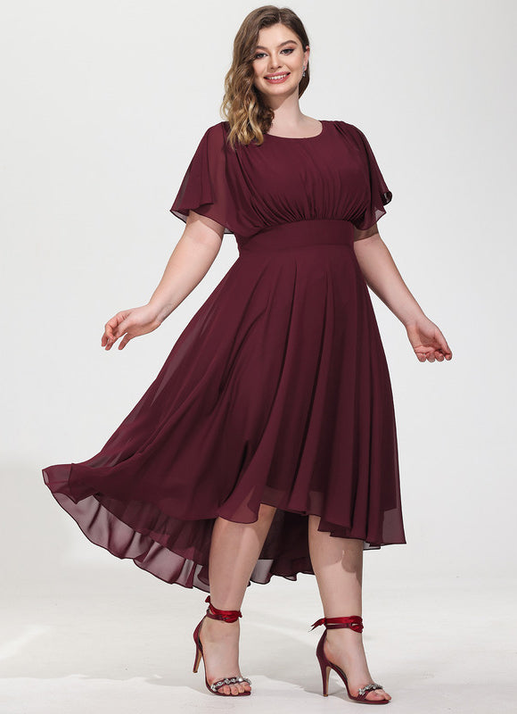 Robe Cérémonie Col Rond Volantée - gallery 7