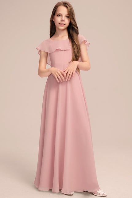 Robe Cérémonie Volants Bordeaux - gallery 1