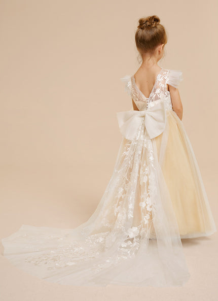 Robe Cérémonie Florale Élégante