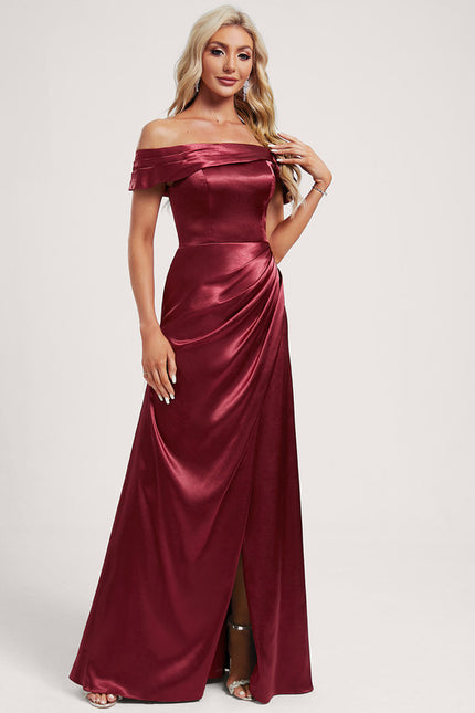 Robe Cérémonie Satin Cuivrée - gallery 1