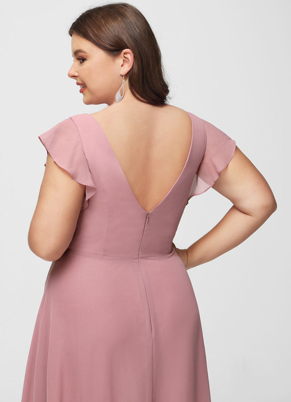 Robe Cérémonie Col Rond Volantée - gallery 8