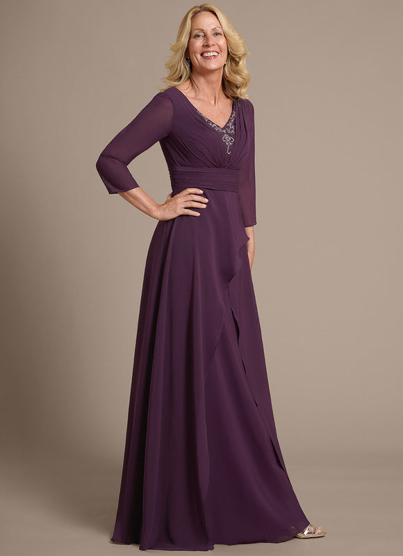 Robe Cérémonie Violette Fluide - gallery 5