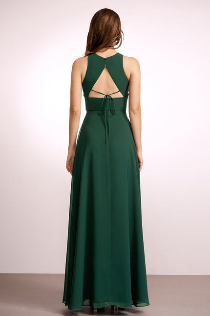 Robe Cérémonie Voile Émeraude - gallery 3