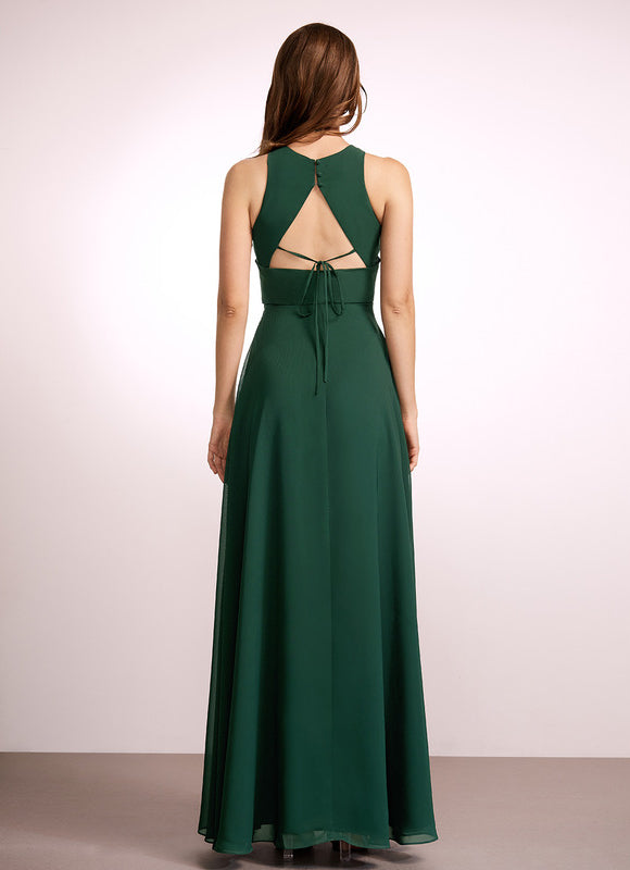 Robe Cérémonie Voile Émeraude - gallery 3