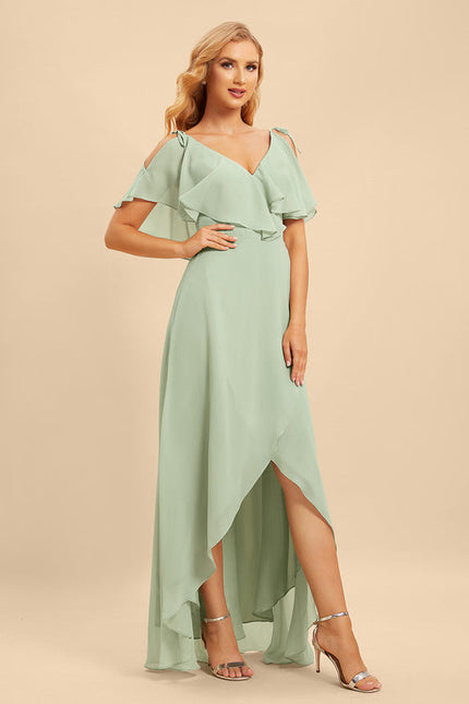 Robe Cérémonie Fluide Marine Élégante - gallery 6