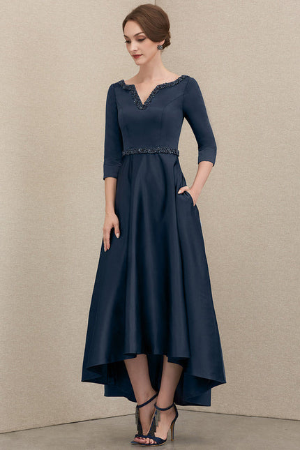 Robe Cérémonie Nuit Étoilée Satinée
