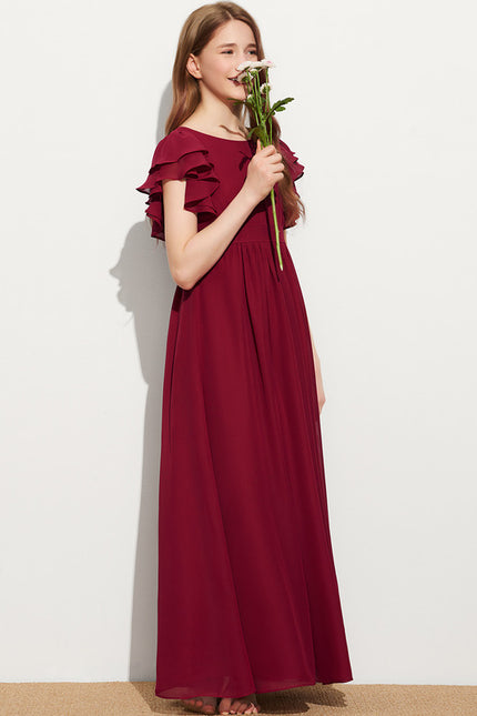 Robe Cérémonie Volants Bordeaux - gallery 2