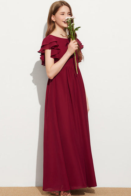 Robe Cérémonie Volants Bordeaux - gallery 2