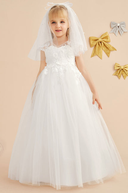 Robe Cérémonie Florale Éthérée - gallery 1