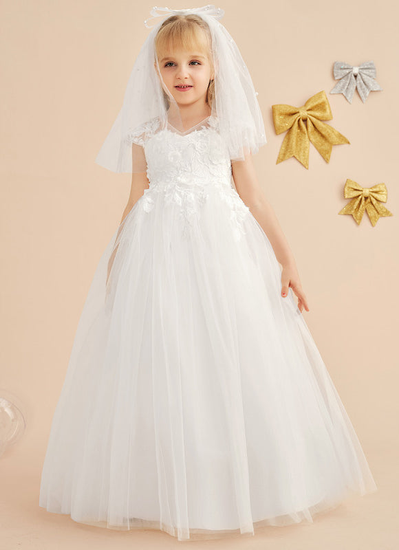 Robe Cérémonie Florale Éthérée - gallery 1