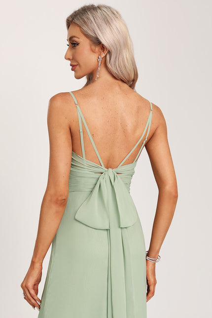 Robe Cérémonie Longue Volants Rose - gallery 1