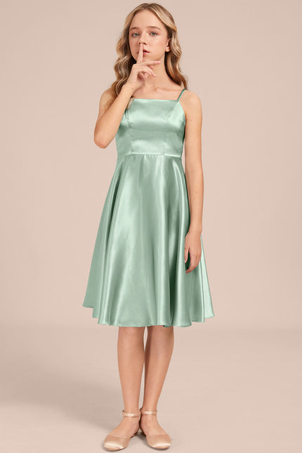 Robe Ceremonie Courte Satin - gallery 3