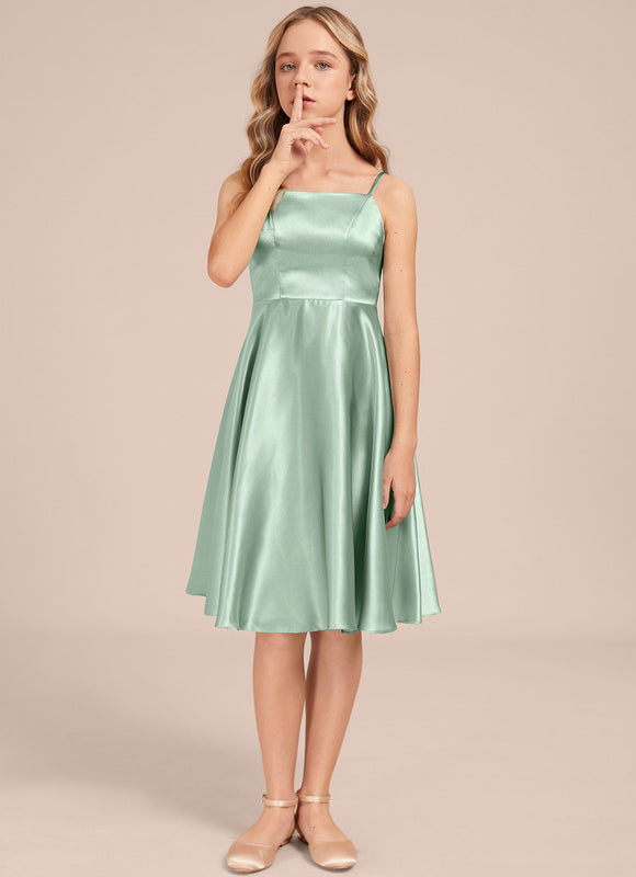Robe Ceremonie Courte Satin - gallery 3
