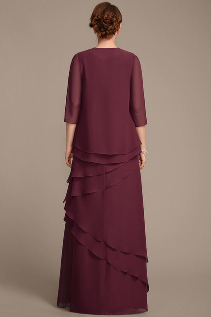 Robe Cérémonie Cascade Prune - gallery 4